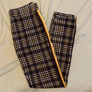 Plaid leggings